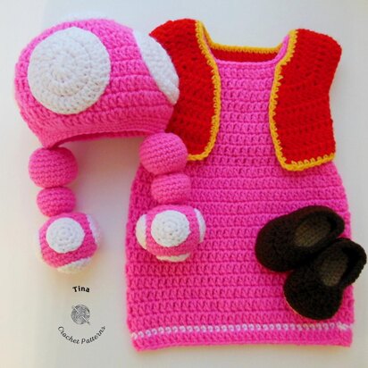 Toadette Baby Costume