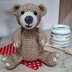 Glenn the Grizzly Bear - UK Terminology - Amigurumi