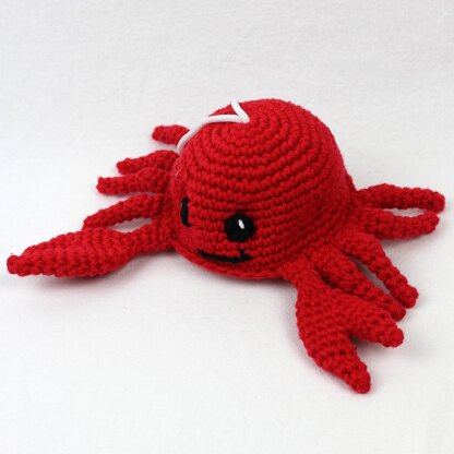 Clippy the Crab Scrubby Amigurumi