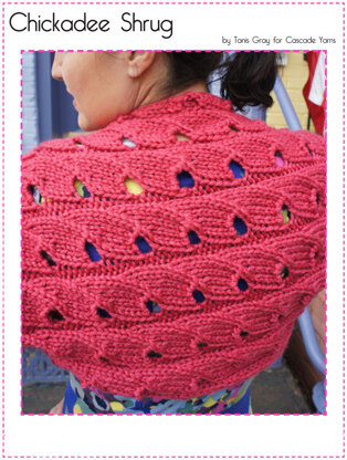 Chickadee Shrug in Cascade Pacific Chunky - C236 - Free PDF