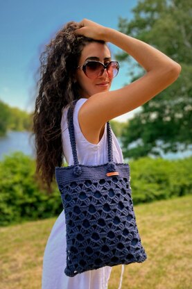 Blue Dahlia Bag