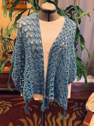 Blue Hydrangea Wrap