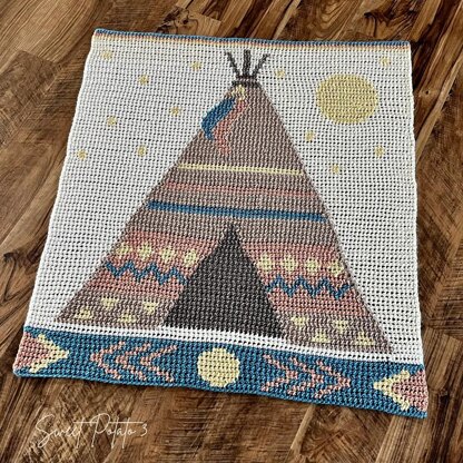 Boho Adventure Nursery Blanket