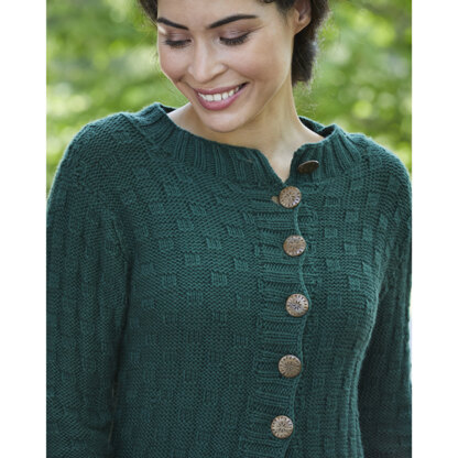 1028 Bradstreet - Cardigan Knitting Pattern for Women in Valley Yarns Amherst