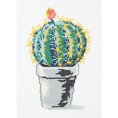 Globe Cactus in DMC - PAT0099 - Downloadable PDF