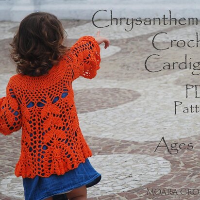 Chysanthemum Crochet Cardigan