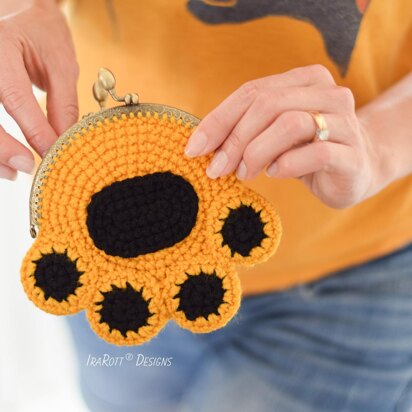 Pumpkin The Cat Paw Coin Purse