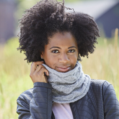 Juniper Cowl in Valley Yarns Wachusett - 951 - Downloadable PDF