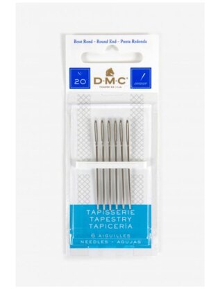 DMC Size 20 Tapestry Needles (6)