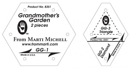 Marti Michell Grandmothers Garden Quilting Template