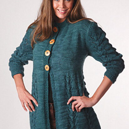 Manitoba Swing Jacket in Manos del Uruguay Clasica Wool Space-Dyed - knitting pattern