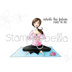 Stamping Bella Cling Stamps - Yoga Bella