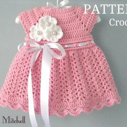 Crochet PATTERN Baby Dress Crochet Newborn Outfit