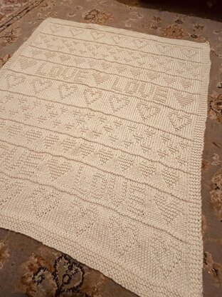 Love Sample Blanket