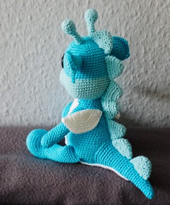 PDF Häkelanleitung Amigurumi Drache Drachi