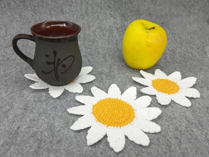 Daisy coasters