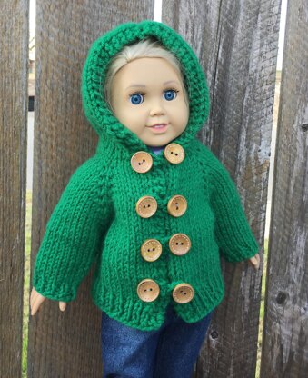 Hooded Jacket for Dolls