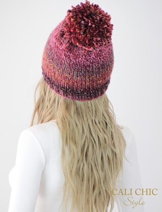 Gina Knit Pompom Hat #812