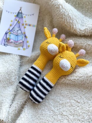 Rattle toy Giraffe