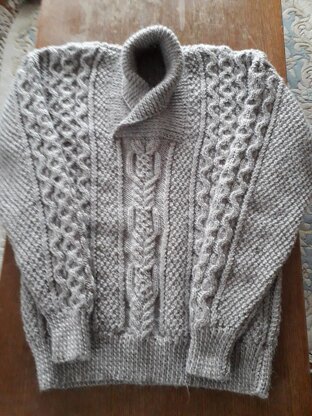 Adult shawl collar jumper