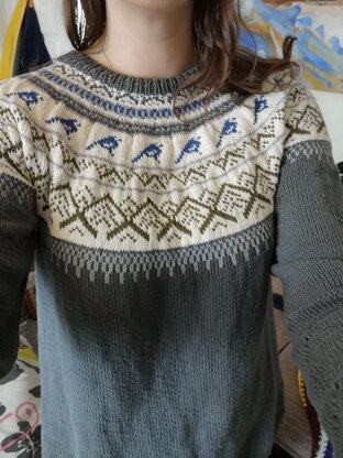 My first fair isle jumper