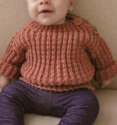 Weekend Waffle Sweater Baby-5T