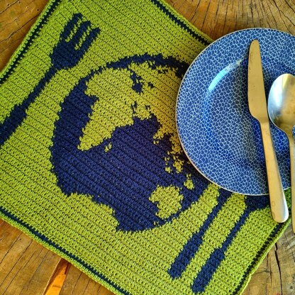 World Map Placemat Set