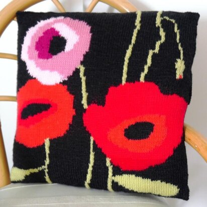 Poppy cushion