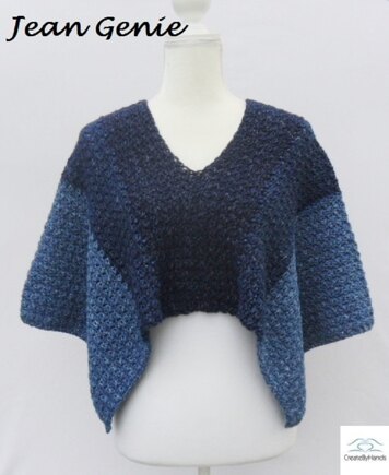 Jean Genie Crop Poncho #2