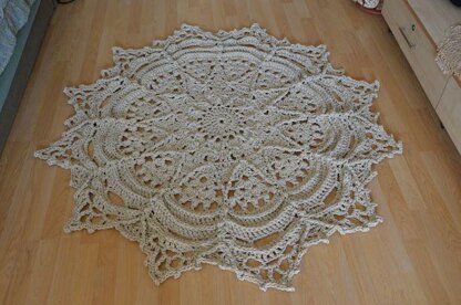 Crochet carpet dolly Zoryana