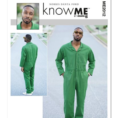 Know Me Men's Jumpsuit by Norris Dánta Ford ME2012 - Sewing Pattern
