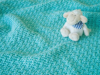 Caela Baby Blanket and Dolly Blanket Knitting Pattern