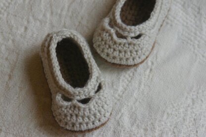 Ballet slippers crochet discount pattern