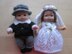 5" Berenguer Doll Bridal Outfit