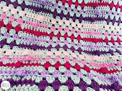 Granny Zigzag Rainbow Blanket