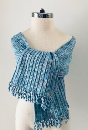 Contemporary Ribbed Scarf