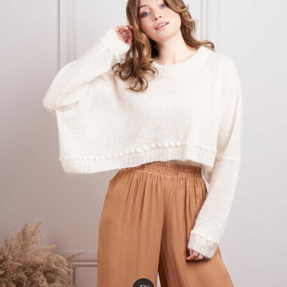 Piper Sweater in Rowan Kidsilk Haze (DE) - Downloadable PDF