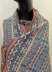 Four-color Fair Isle Shawl