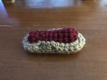 Hot dog cat toy