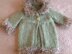 Dolls fur trimmed coat and hat for 18" doll.