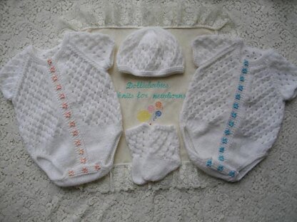 45. Unisex Baby 3-6 months vest set