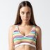 Rainbow Stripes Bralette