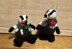 Christmas Pudding Badger - Ferrero Rocher/Lindt Chocolate Cover/Stuffed Toy Decoration