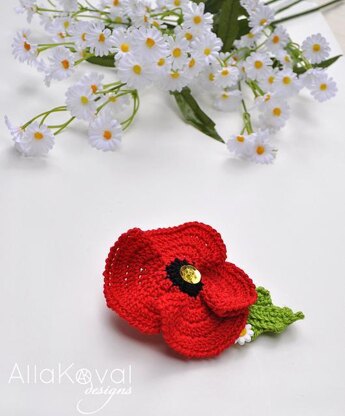 Garden Party. POPPY Pin Headband