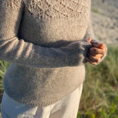 Cotton Grass sweater