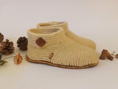 Slippers Boots. Crochet pattern