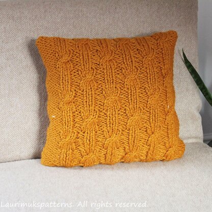 Butterscotch pillow cover