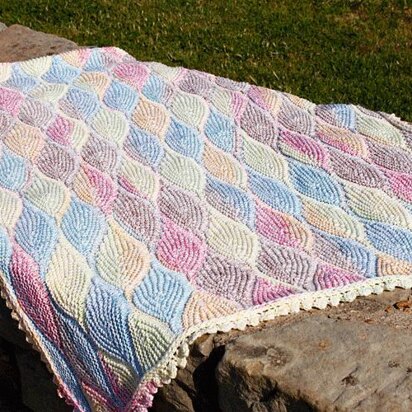 Leaf Collection #8 - Blanket - knitting pattern
