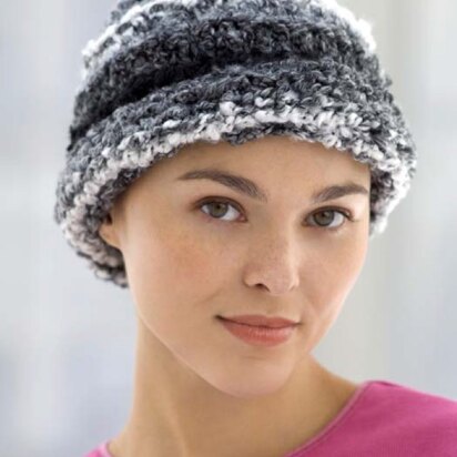 Knit Chemo Cloche in Red Heart Light & Lofty - WR1715