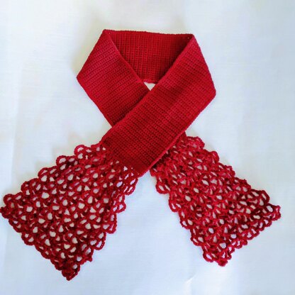 Lacy Waterfall Scarf